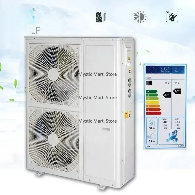 Split Air Source Heat Pump - EVI R32 WiFi Domestic AC & House Heating System