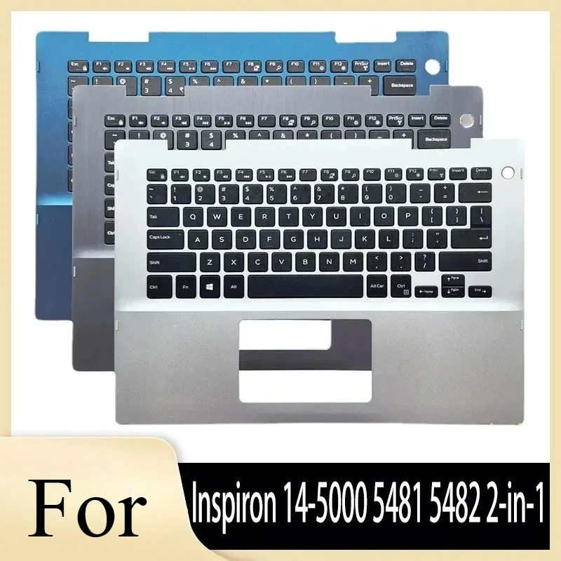 Оригинальная новая клавиатура США/Великобритании/CA для Inspiron 14-5000 5481 5482 2-в-1 041KVJ, замена верхней верхней крышки подставки для рук ноутбука