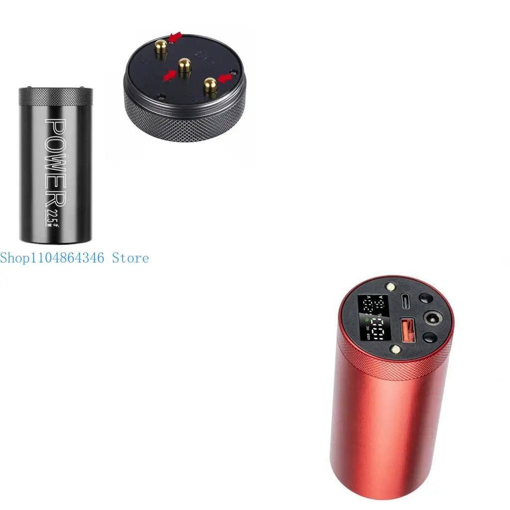 5asd Multifunction 4680/4695 Battery Case with High Output Power Power Packs Housing No Welding for Heavy Digital Device