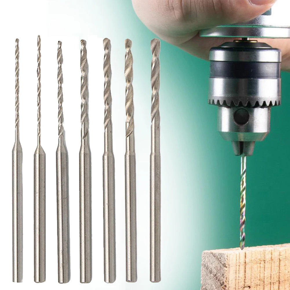 

Brand New Drill Bit 7Pcs Set Accurate Drill Bit Efficient Mini Drill Bits For Jewelry Plastic Power Tools Precise