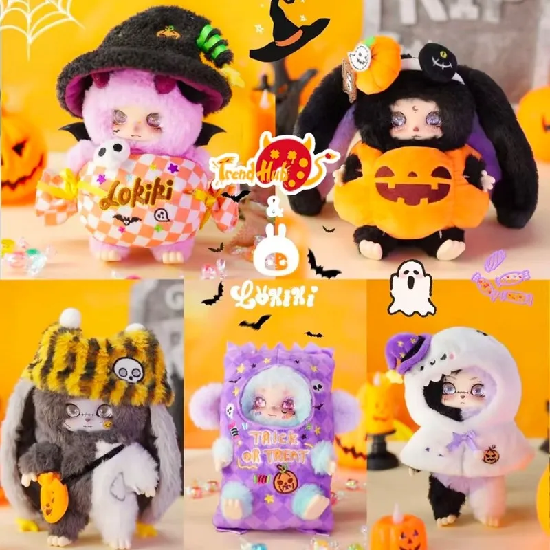 

New In Stock Cartoon Lokiki Trick Or Treat Blind Box Halloween Tide Toys Cute Plush Dolls With Dolls For Holiday Birthday Gifts