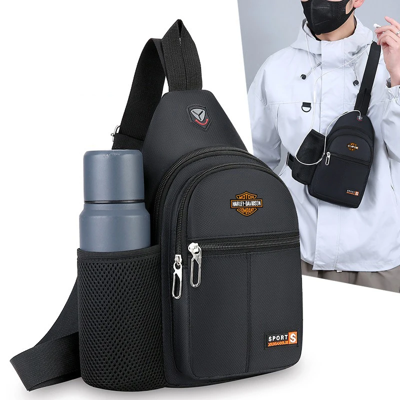 

New Motorcycle Car Oxford Cloth Chest Bag Crossbody Bag Travelling Storage Bag For Harley Davidson Softail VRSC X48 883 PA1250
