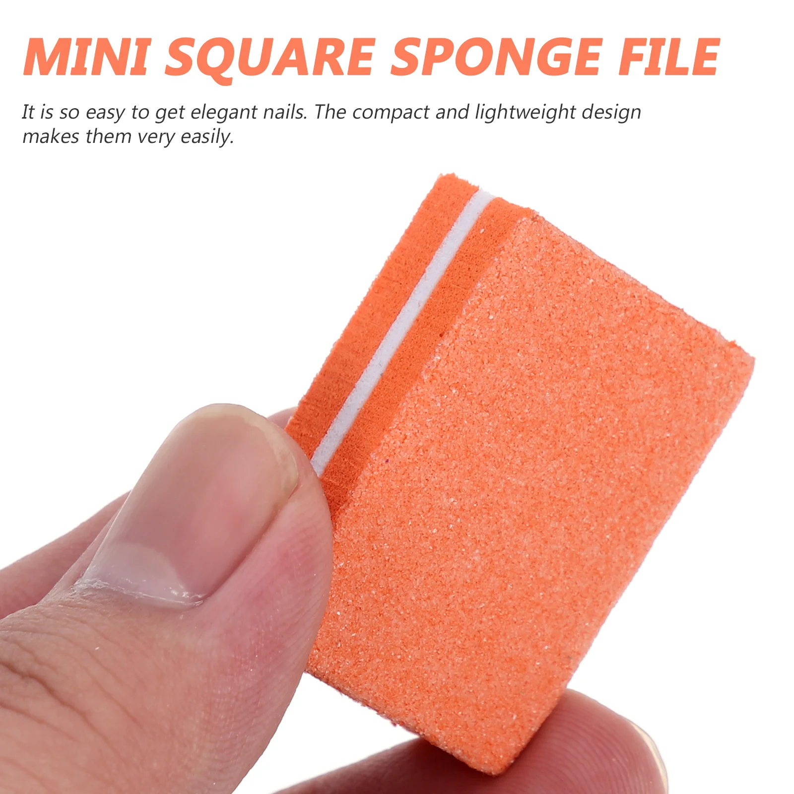 50pcs ฟองน้ําเล็บไฟล์เล็บเครื่องมือมือถือ Buffing Polishing Blocks สําหรับเล็บ Shaping การจัดเก็บขอบกําจัด