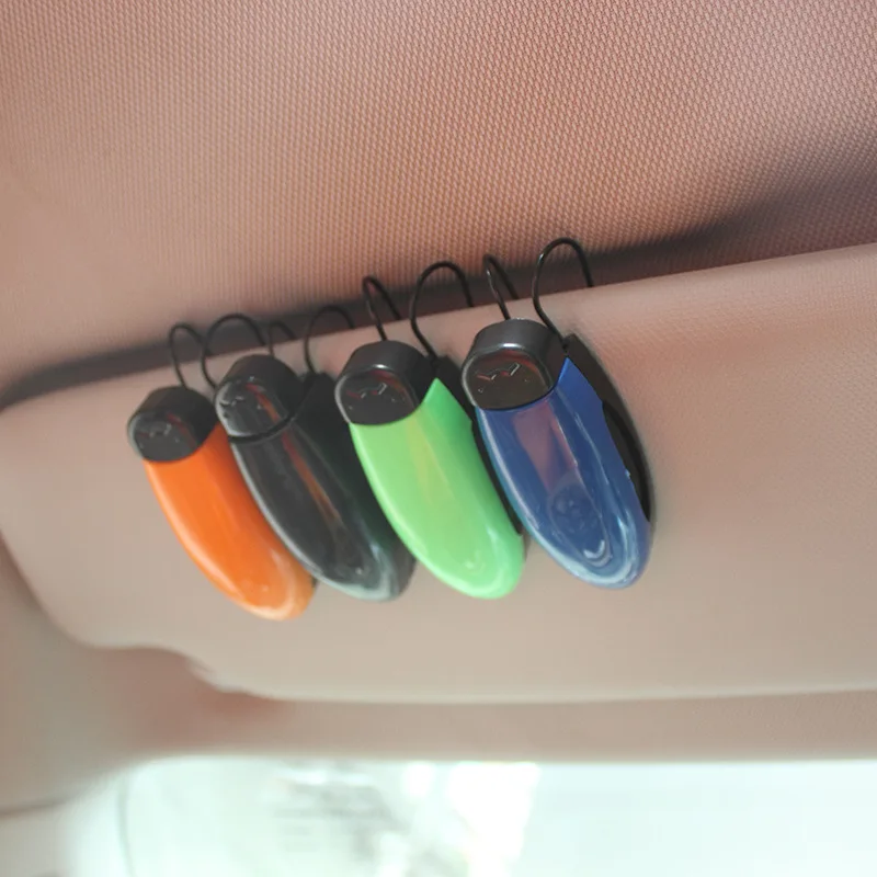 Universal Car Glasses Clip Accessory Snap Switch Car Interior Accessories Convenient Ticket Folder Portable Glasses Clip 1pcs