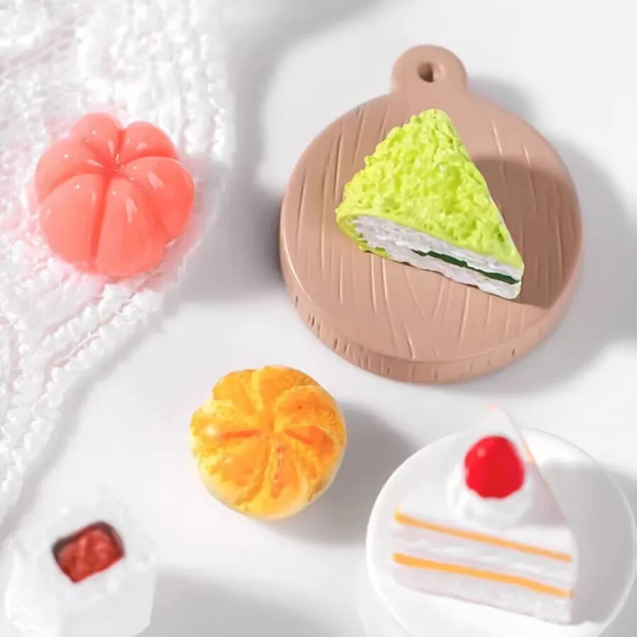 ESTATUILLA miniatura de imitación para decoración del hogar, adornos de micropaisaje para pastel, hamburguesa, comida, habitación, accesorios de