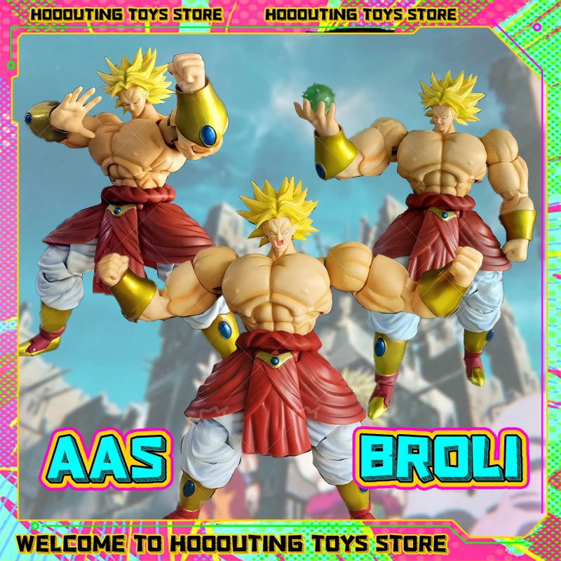 In Stock New AAS Studio 1/12 Dragon Ball Z Broly SHF Action Figures Broli Figurine S.H.Figuarts Collectible Model Gifts Toy