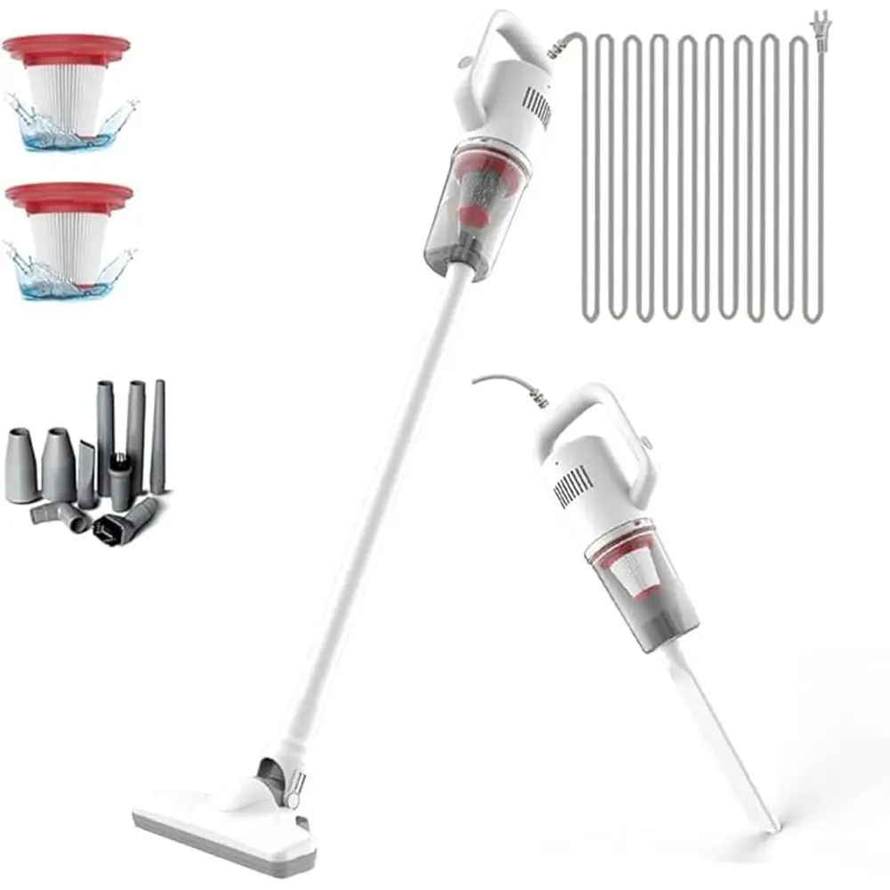 Corded Handheld Vacuum Cleaner 26t Cord Electric Broom for Pet Hair and Hardwood Floor Cleaning
