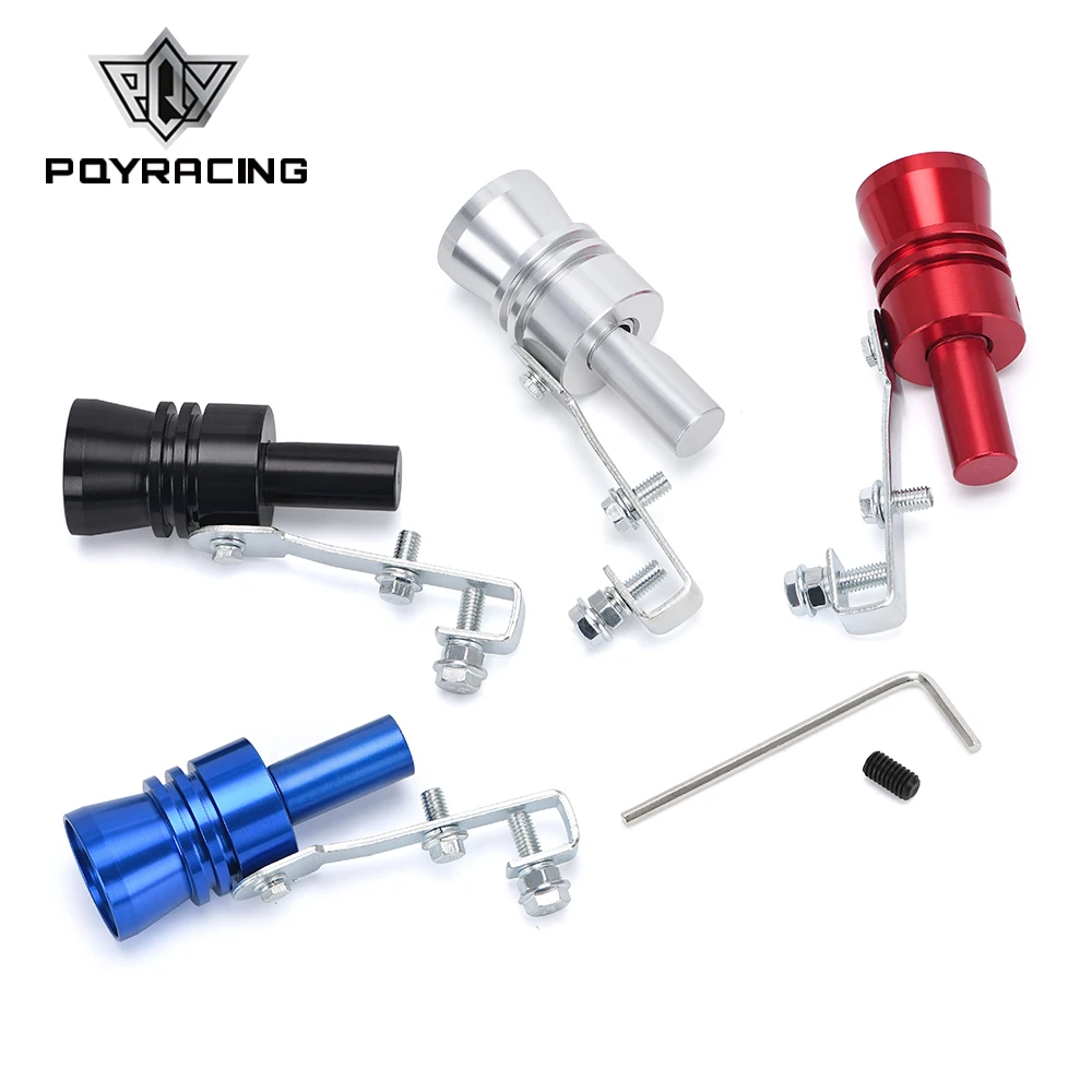 Motorbike Car Exhaust Fake Turbo Whistle Pipe Sound Muffler Blow Off Valve Universal Simulator Whistler S/M/L/XL Accessories