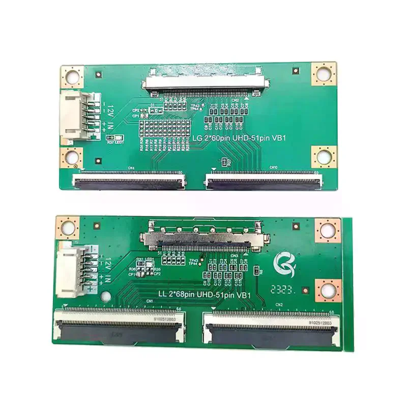 LVDS Converter Board 96Pin to 51Pin for 4K TV VBYONE FPC Flexible Adapter for LED LCD Screen Home and Service Center Use