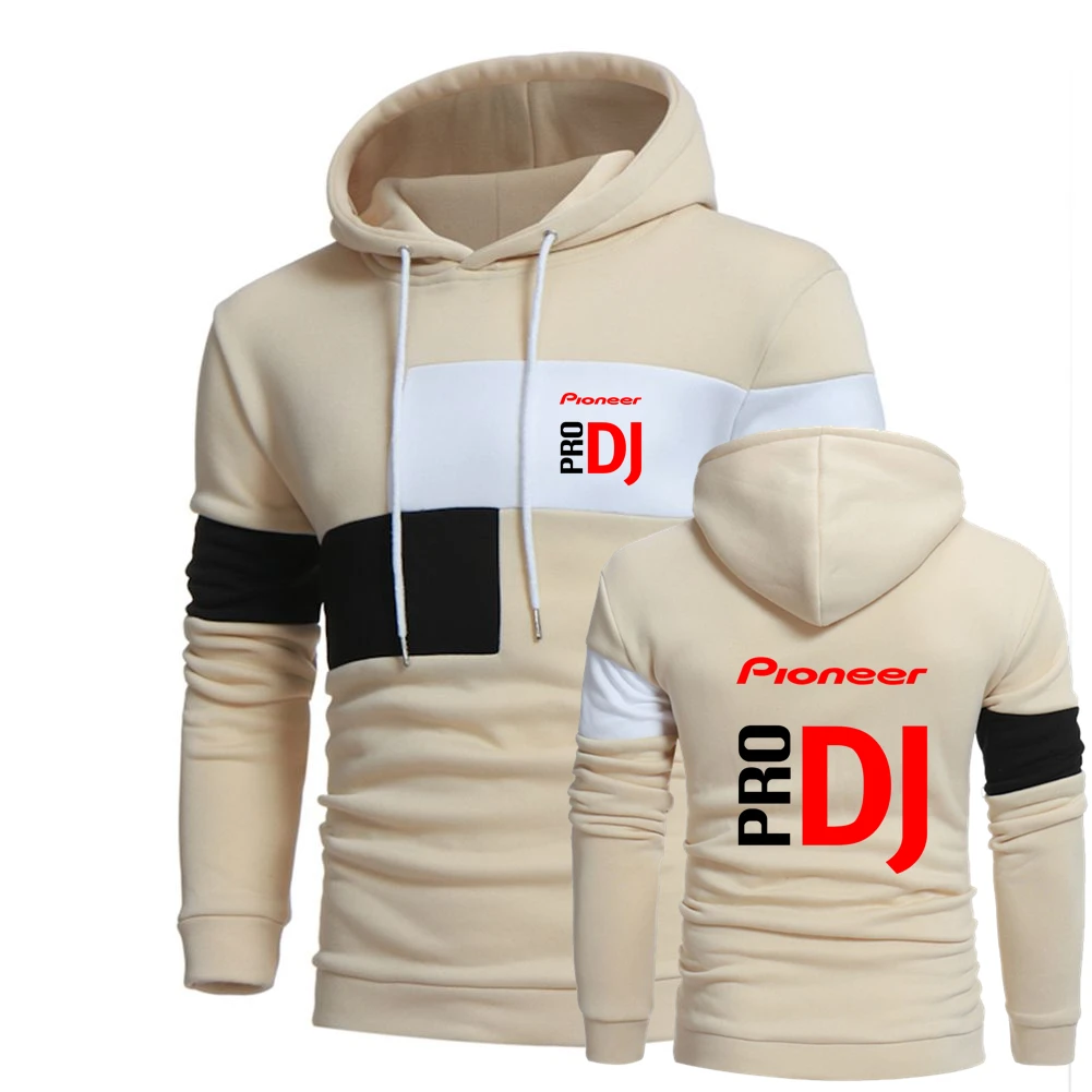 Men's Hoodie Put Together Pioneer Pro DJ Printed Customizable Logo British Style Sweatshirt Men Spring Autumn Best-selling