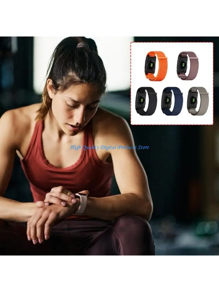 U2JE Adjustable Daily Use Wristband with Fabric Texture and Wrap Fit