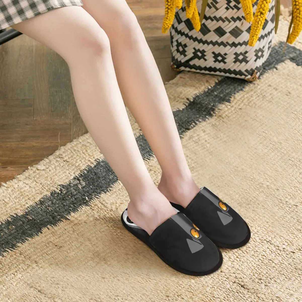 Custom Funny Cartoon Greyhound Soft Memory Foam House Slippers Women Whippet Sighthound Dog Comfy Warm Anti-Skid Slipper - view 5