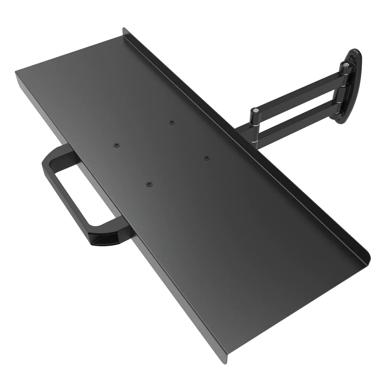 Adjustable Rotary Keyboard Tray Designed for Sim Racing Stands