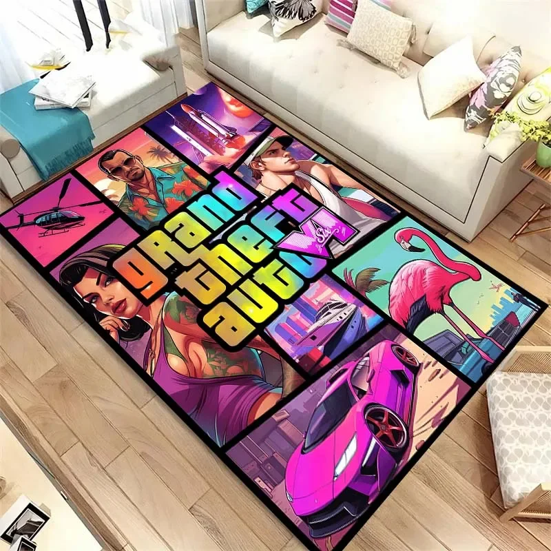 

Grand Theft Auto game rugs GTA carpet for living room bedroom home decor children's room baby mat for bathroom kitchen carpets