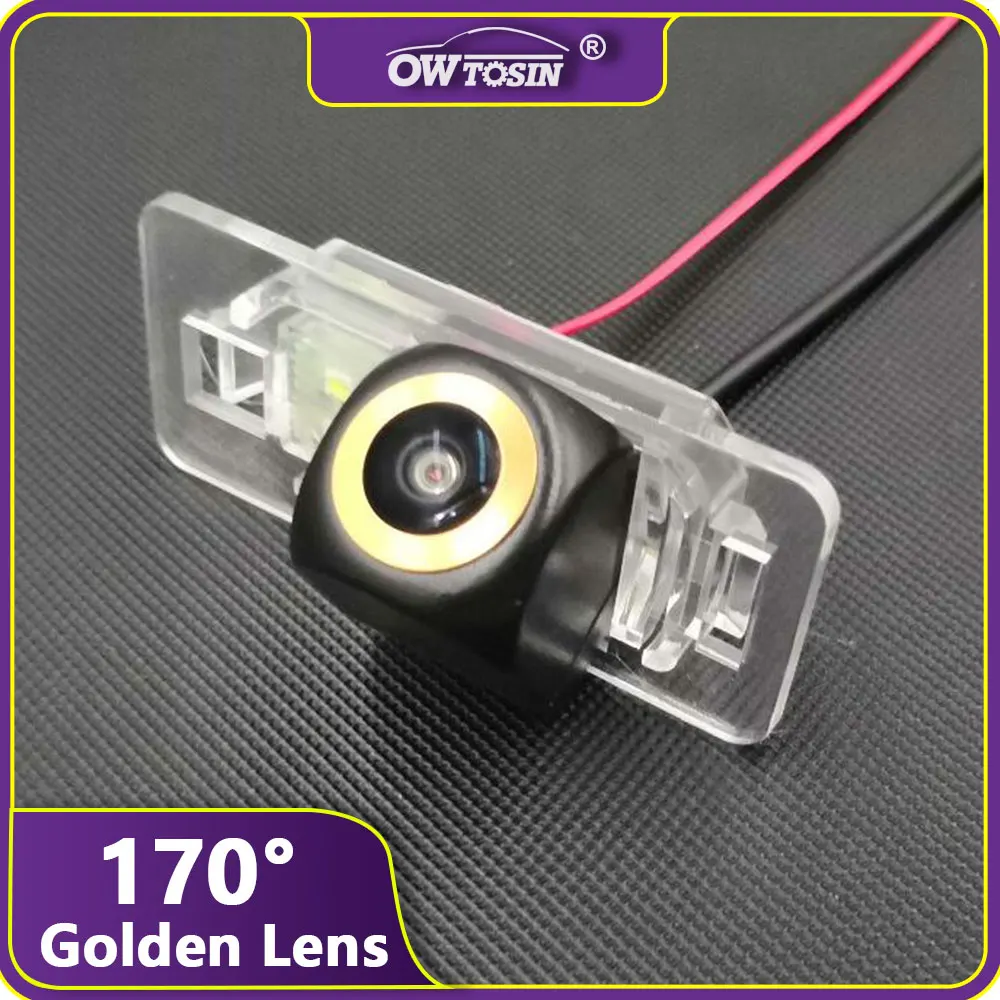 170° AHD 1080P Golden Lens Reverse Car Vehicle Camera For BMW 3 Series E90 E91 E92 E93 F30 F31 F34 2004–2019 Rear View Monito