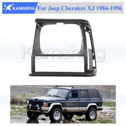 Kamshing Front Bumper Headlight Frame Head Light Frame For Jeep Cherokee XJ 1984-1996 Front Headlamp Cover Head Lamp Frame