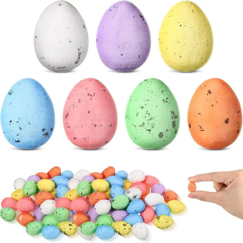 20/50Pcs Easter Egg Decoration Ornaments Artificial Foam Egg for Home Room Decor Party Supplies Decoration Outdoor Garden Decor