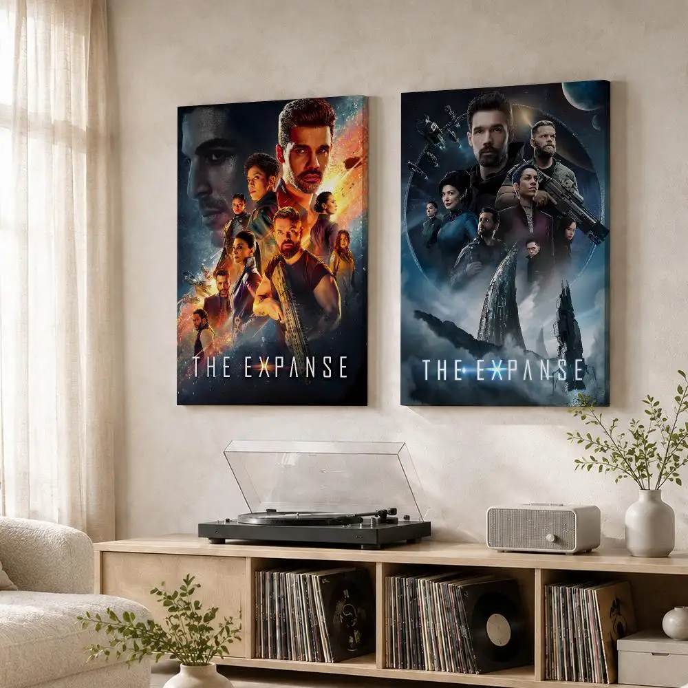 Tv Series The E-Expanse Framed Wall Painting Wood Canvas Poster For Living Room Bedroom Hallway Office Home Decor Gift