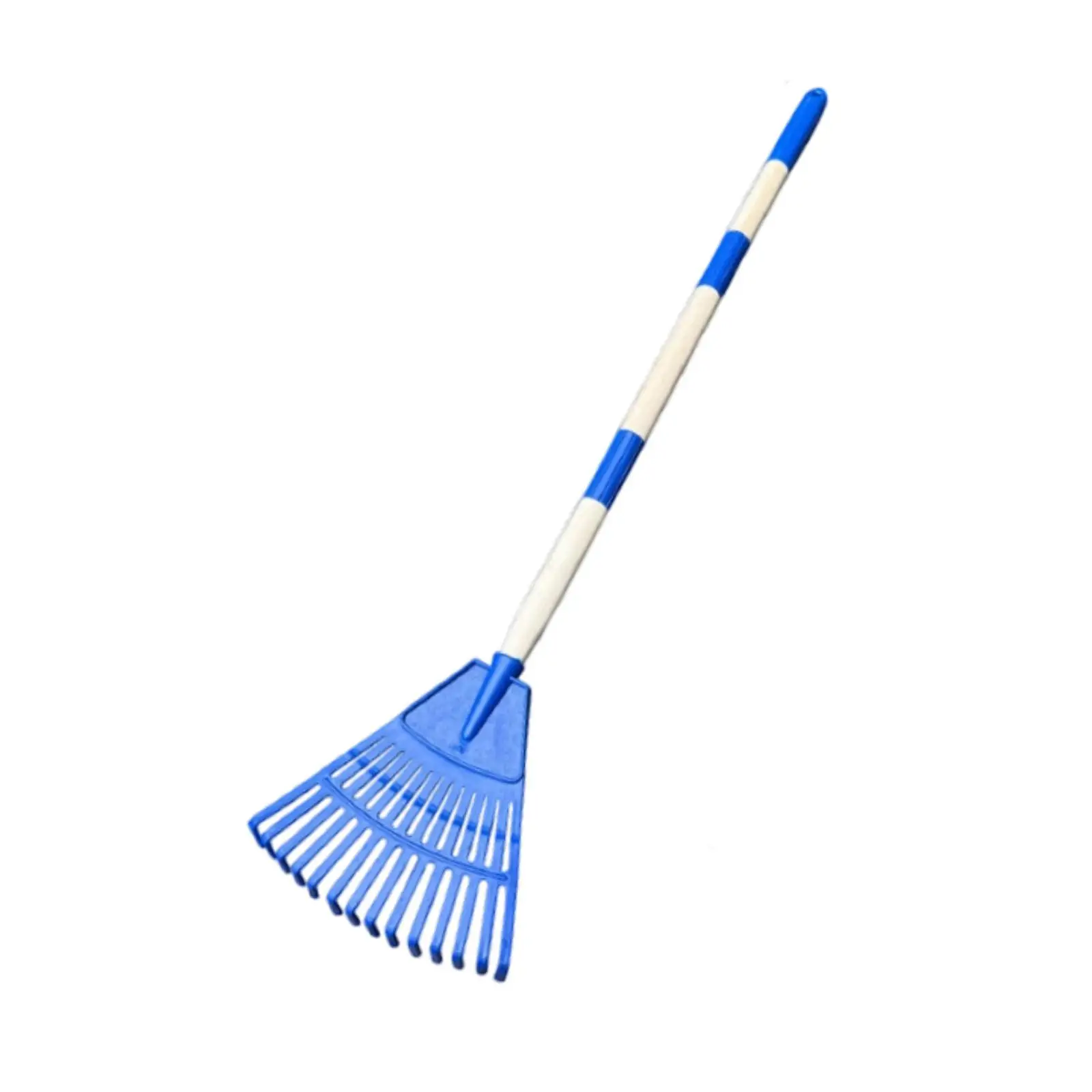 Leaf Rake Quick Clean up 14 Tines Ergonomic with Handle Gardening Tool Kids Rake for Kids Children Garden Shrub Lawns