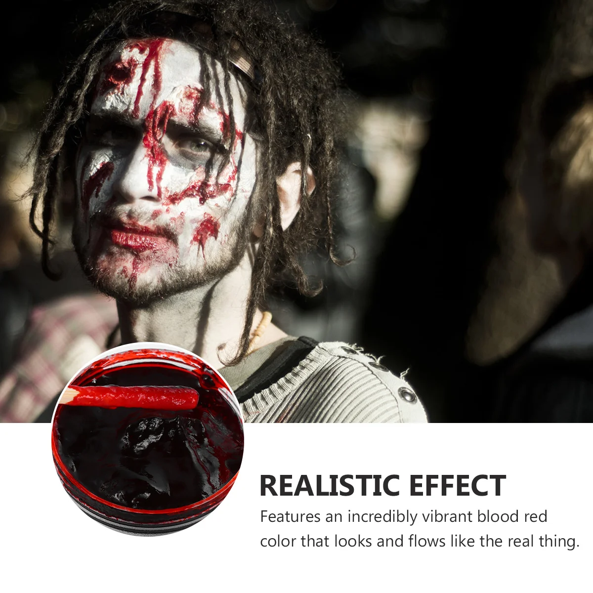 

3pcs Plasma Gel Halloween Makeup Horror Special Effects Halloween Fake Blood Body Paint Washable Blood Prop Cosplay