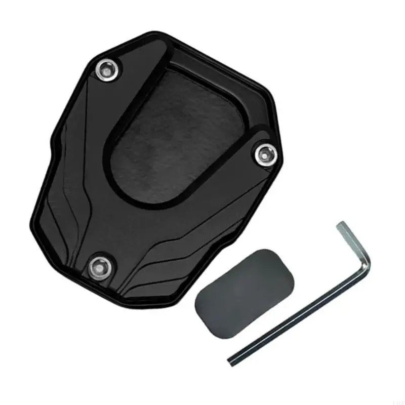 2026 New Stand Extension Pad Aluminum Support Extension Plate Motorcycle Accessories Kickstand Foot Side Stand Enlarger Pad