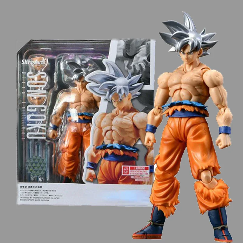 16cm Anime Dragon Ball Super Figures White Haired Son Goku Action Figures Migatte No Goku'i PVC Collection Model Figurine Toys