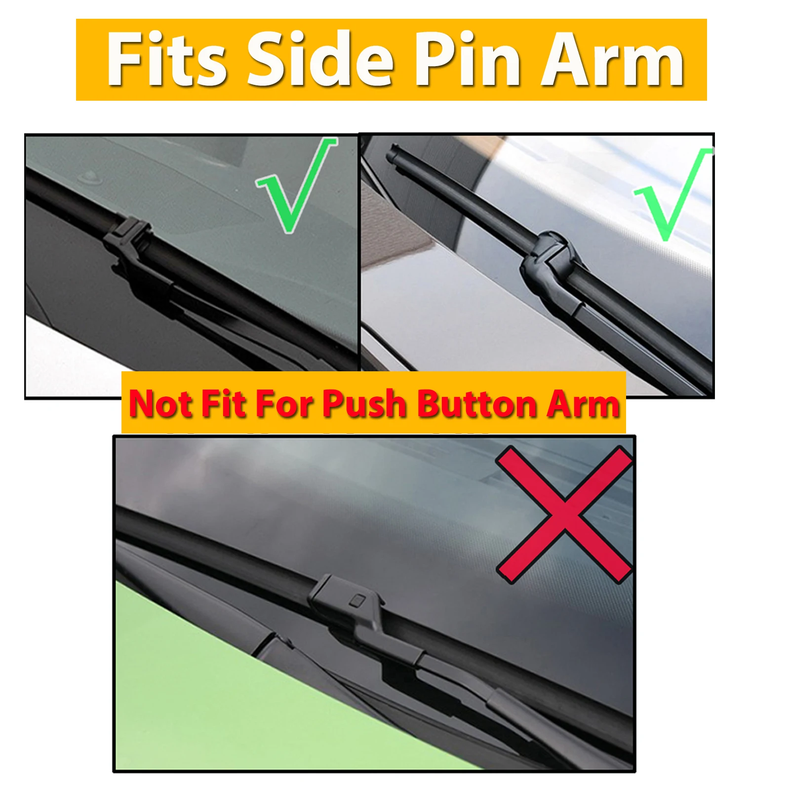 Erick\'s Wiper RHD & LHD Front Wiper Blades For Mercedes Benz W204 W212 W218 Windshield Windscreen Window Car Rain Brush 24\