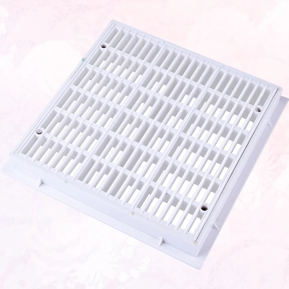 

9 Inch White Swimming Pool Bottom Drainer Square Main Drainer For Outdoor Pool Floor Drain Tool Durable Plastic Drainage Cover