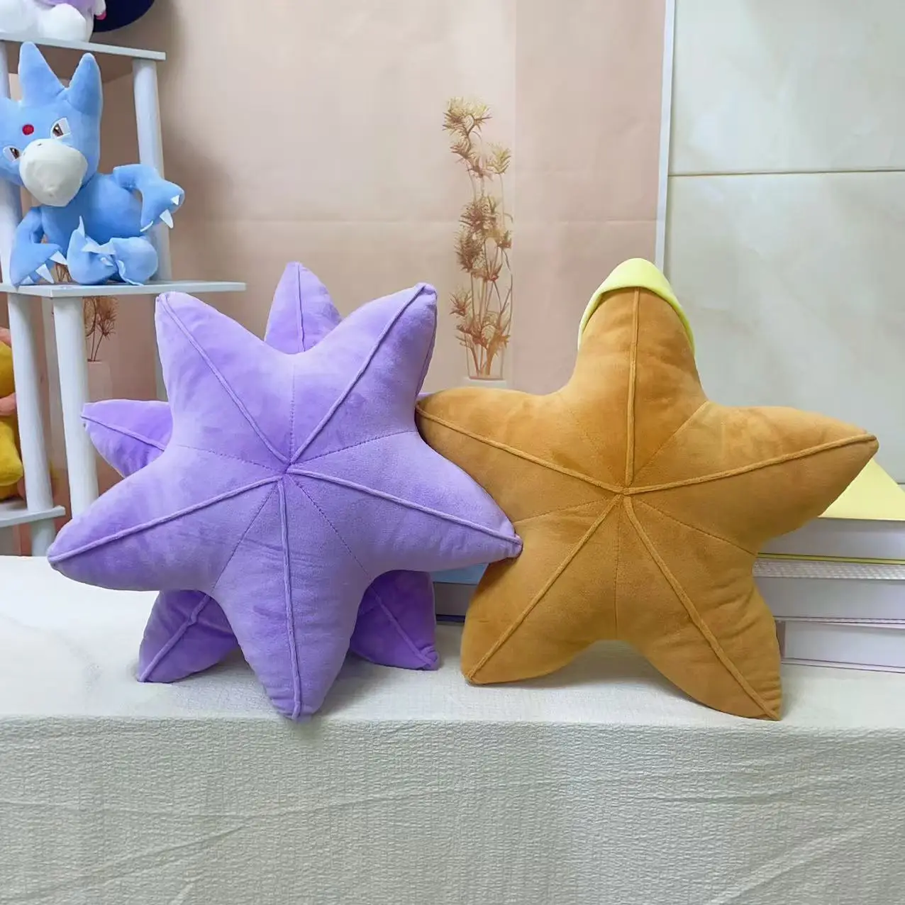 30cm New Pokémon Starmie & Staryu Plush Toy Water Type Pokémon Staryu Doll Pikachu Anime Character Starmie Plushie Birthday Gift