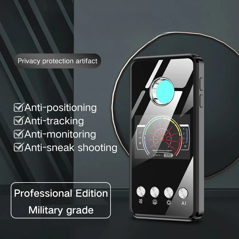Hidden Micro Camera Detector Military Grade Anti Spy Gadgets GPS Finder Bug Detector Wireless Signal Detection Infrared Scanner