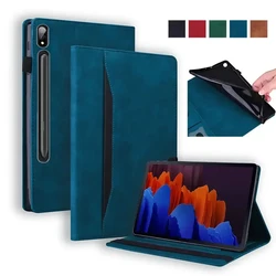 For Samsung Galaxy Tab S7 S8 Ultra S9 FE S10 Plus 11 12.4 14.6 inch Tablet Case Business Wallet Flip Book Cover with TPU Shell