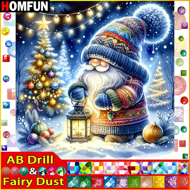 HOMFUN Fairy Dust AB 5D DIY Diamond Painting \