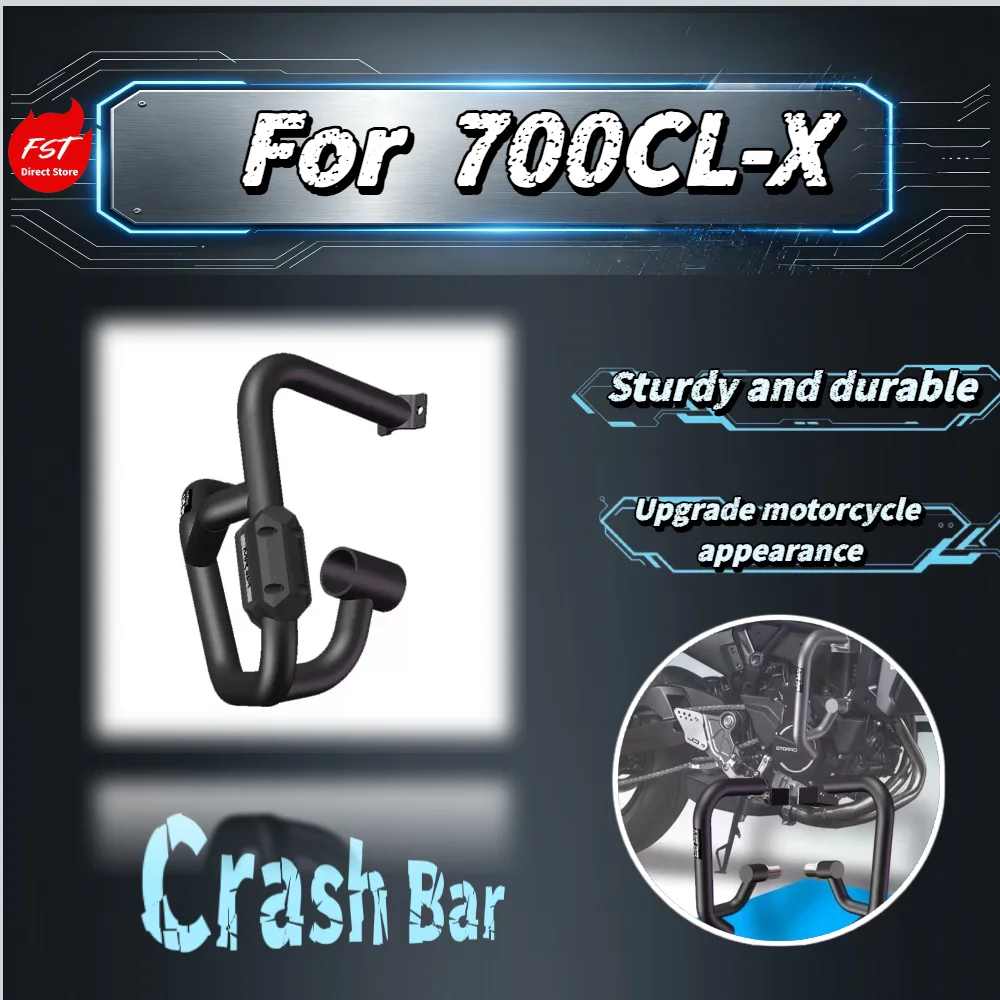 

For 700CLX Motorcycle Engine Crash Bar Anti Fall Frame Guard Anti Collision Safety Bumper Modified Accessories