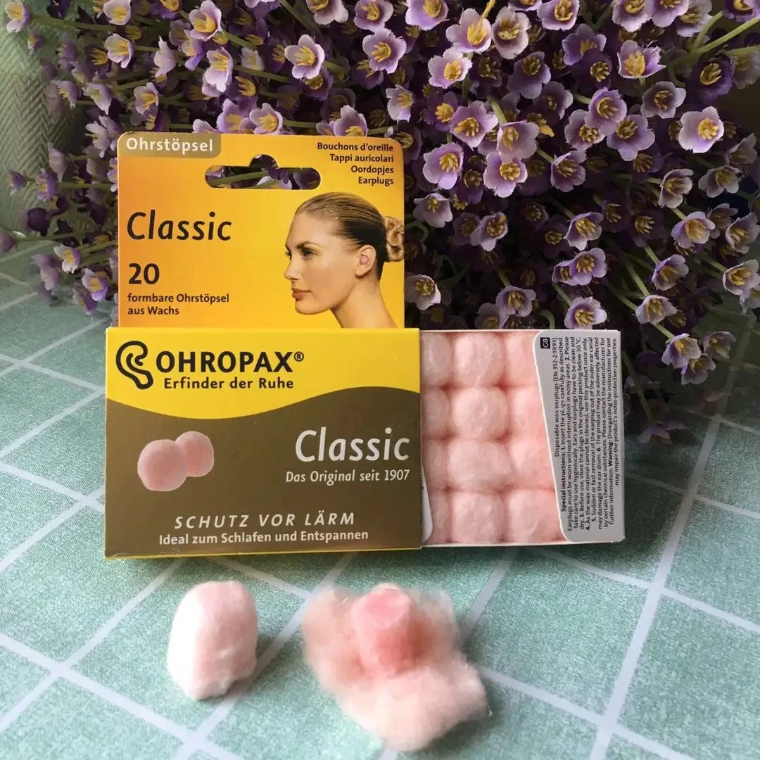 10Pairs Ohropax Classic Wax Earplugs Waterproof Swim Ear Protector Travel Sleep Mute Comfortable Noise Reduction Wax Ear Plugs