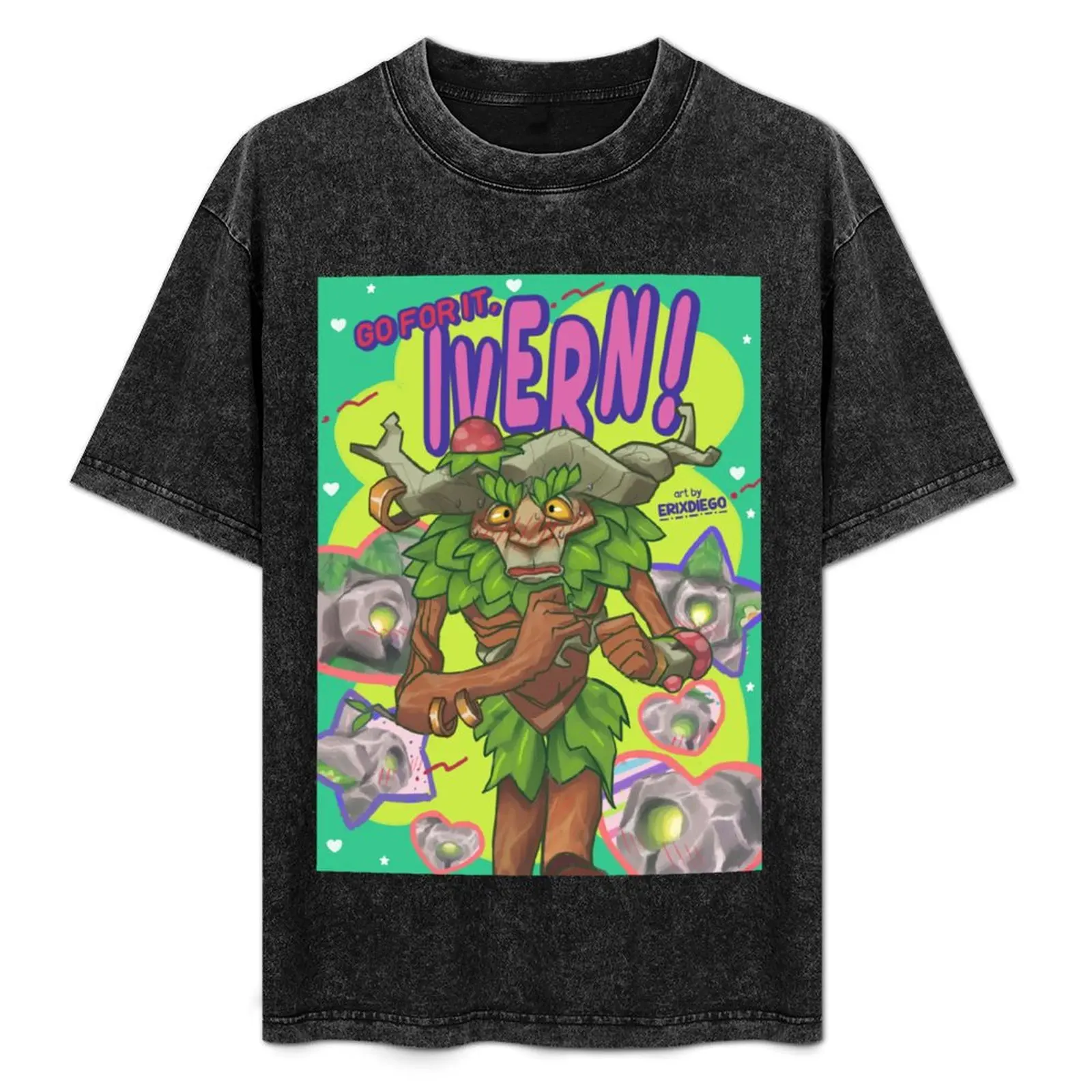 

Go for it, Ivern T-Shirt Casual Trendy Streetwear Tee Shirt