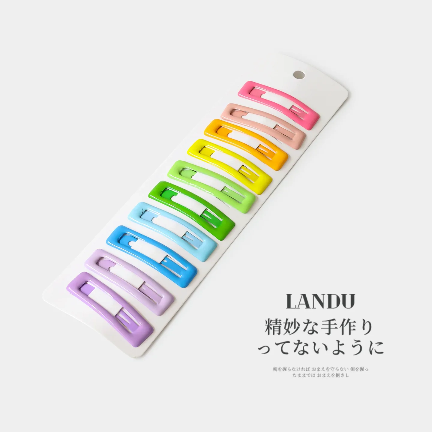 10 Stück bunte BB-Clips, niedliche Haarspangen in Stern- und Herzform, farbenfrohes Haar-Accessoire-Set für Mädchen, ideal als tägliche Haarverzierung. – Detail 7
