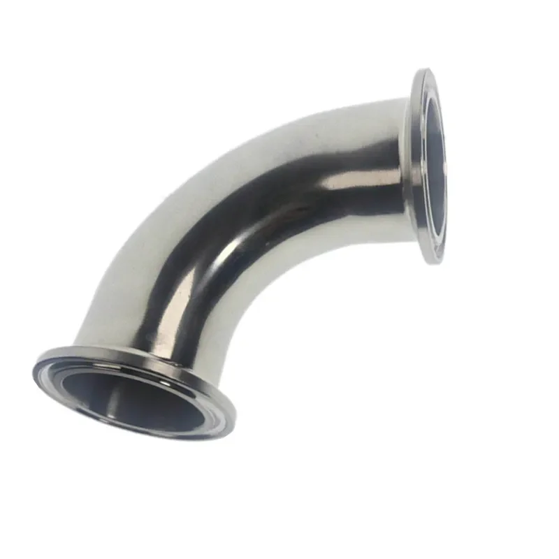 

3/4"-4" (19-102 мм) Санитарный колено Tri Clamp из нержавеющей стали 90 градусов