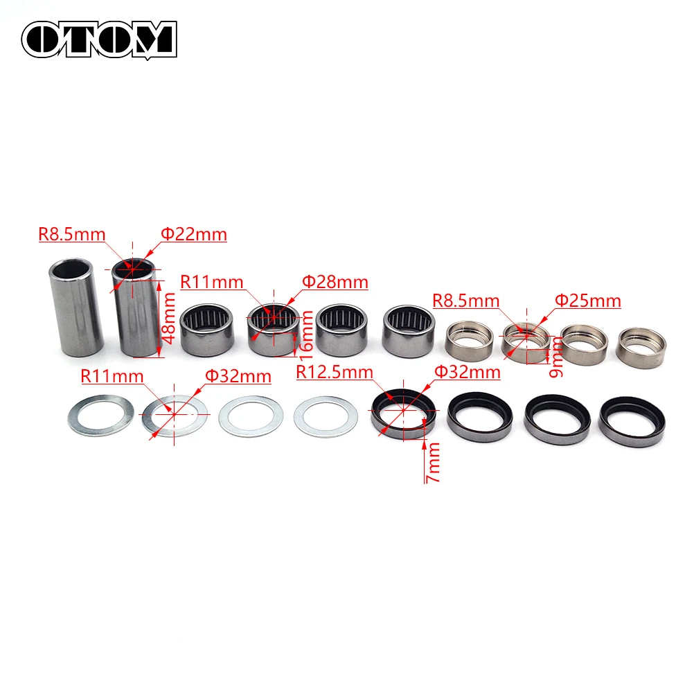 OTOM 2008-2016 Motorcycle Swing Arm Bearing Oil Seal Bushing Repair Parts For KTM HUSQVARNA SXF XCF EXC EXCF XCW FC FE TC TE 250