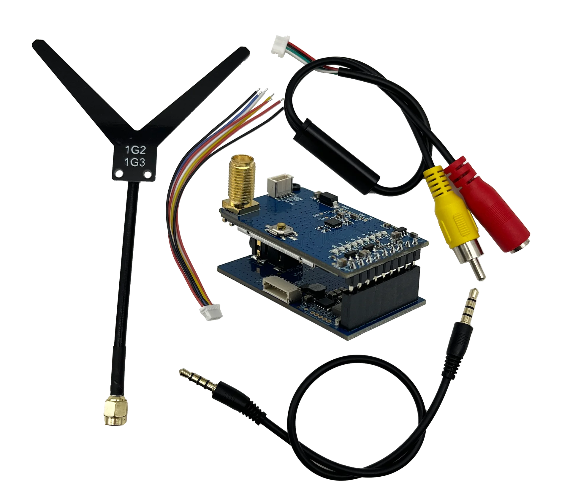 

Приемник видеосигнала MATEK VRX-F3 1.2G/1.3G VRX 9CH FPV, устанавливаемый напрямую в очки FatShark Skyzone.