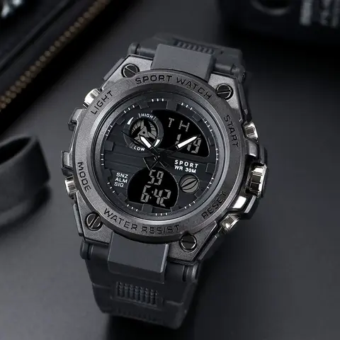 Style militaire hommes montre numérique Date montres de sport militaire étanche montre-bracelet électronique hommes horloge mâle Relogio Masculino