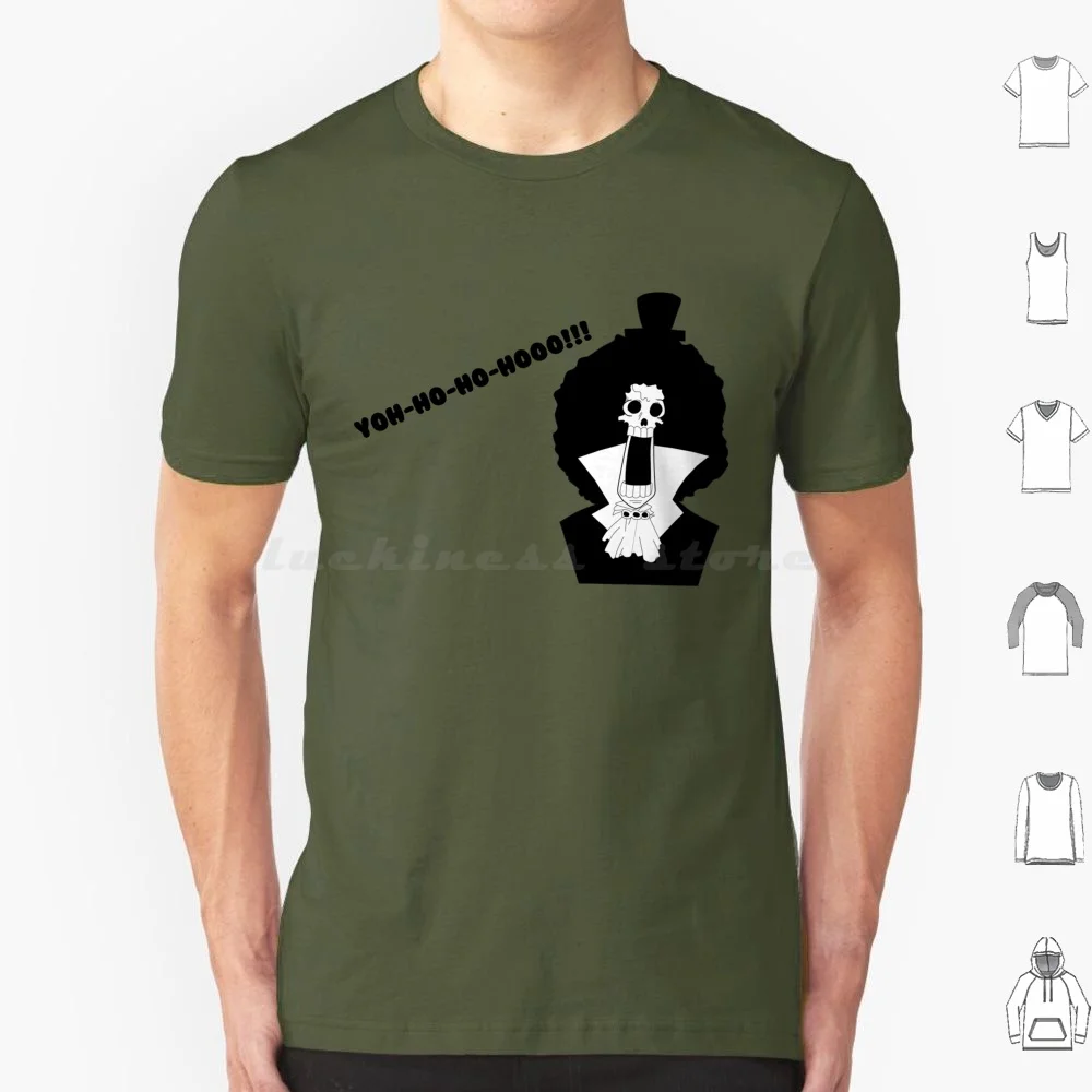 Brook T Shirt Men Women Kids 6xl Brook Anime Manga Bones Pirate Pirates