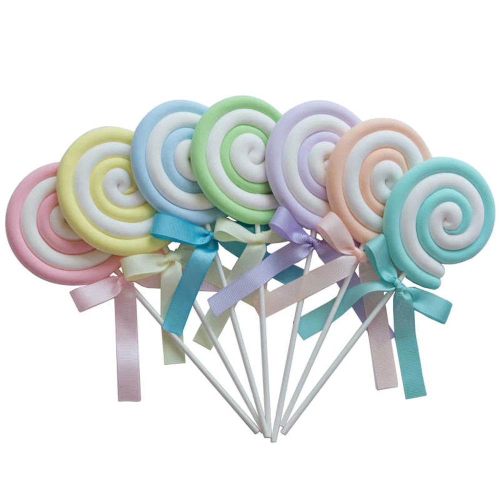 

artificial desserts realistic fake food baby kids children birthday party gifts toys Realistic simulation cotton candy lollipop