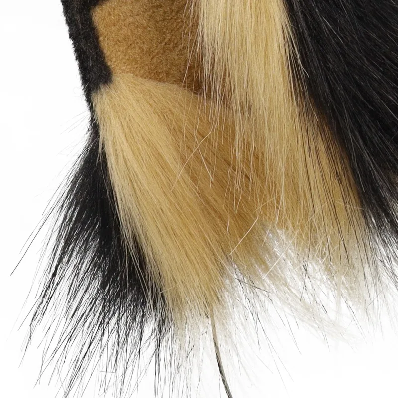 جديد تأثيري أفخم دوبيرمان الكلب عقال فو الفراء آذان الحيوان الدعائم هالوين موضوع حفلة لعب الأدوار اكسسوارات الكبار الاطفال