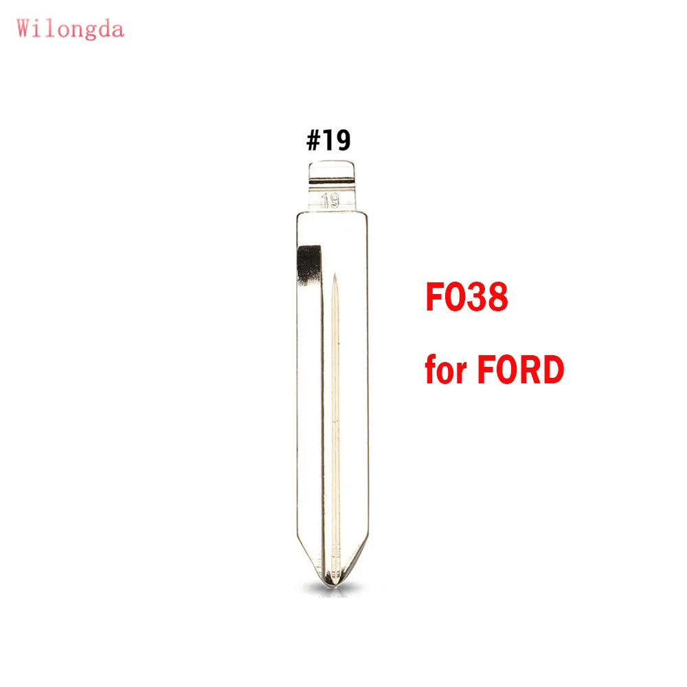 10pcs/Lot Metal Uncut Flip Key Blank HU101 FO21 FO38 KD Remote Car Key Blade for Ford Fusion Focus Mondeo Land Rover Jaguar