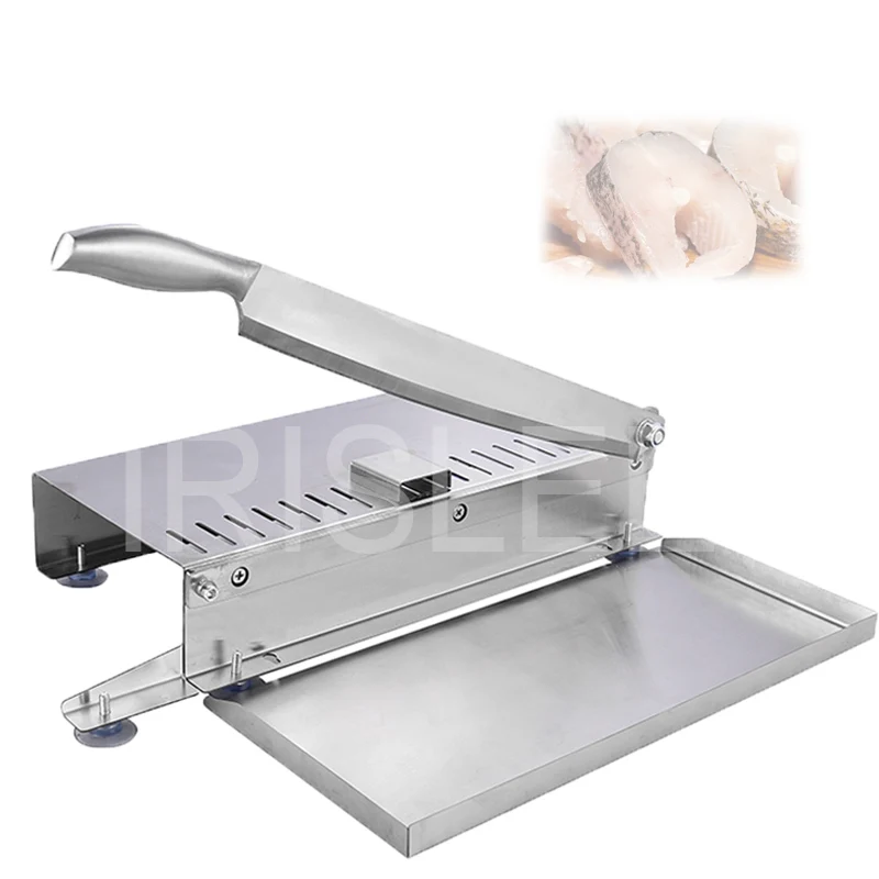 Manual Pig Feet Cutter Chopper Portable Fish Pig Cow Sheep Bone Cutting Chopping Machine