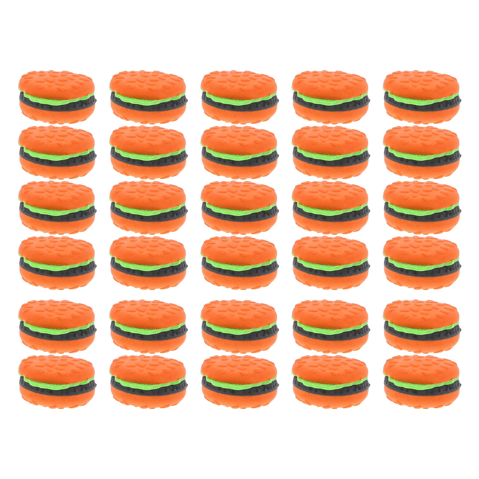 30 قطعة محايات همبرغر صغيرة لطيف الكرتون نمط اللوازم المدرسية الفصول الدراسية جائزة التخرج متعة المحايات الإبداعية #6