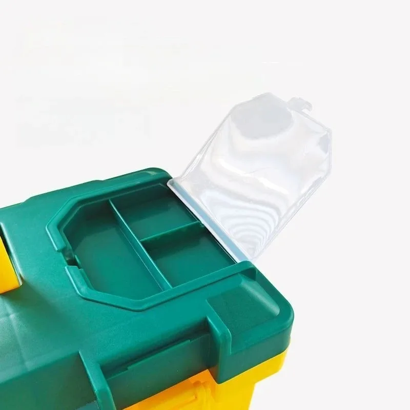 17 19 Inch Portable Plastic PP Tool Box Secure Lock Ergonomic Handle Design Pelican Case Garage Storage Rangement Outils Toolbox