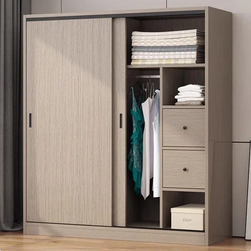 Moderno europeu guarda-roupa gavetas de armazenamento multifuncional guarda-roupa de madeira organizador do quarto armario para ropa móveis do quarto