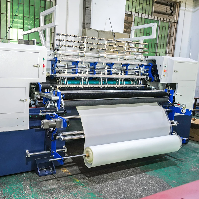 Customized Computerized Multi Needle Shuttleless Quilting Machine For Mattress Fabric Lock Stitch Automatic