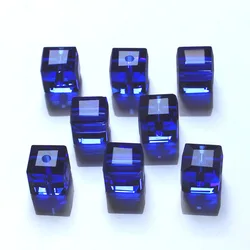 StreBelle AAA 6x6mm Cube Square Faceted Czech Crystal Glass Loose Crafts Beads Wholesale for Jewelry Making DIY 200pcs/Lot